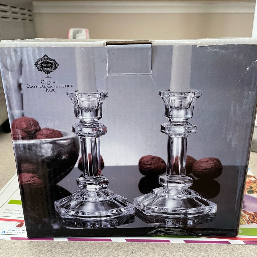 Shannon Crystal candleholders
